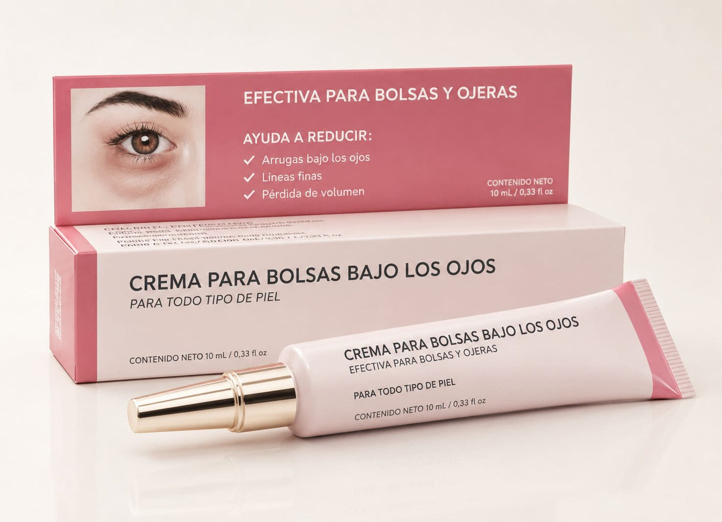 RedEye Beauty™ 2 en 1: Terapia de Luz Roja + EMS para Eliminar las Bolsas Bajo los Ojos