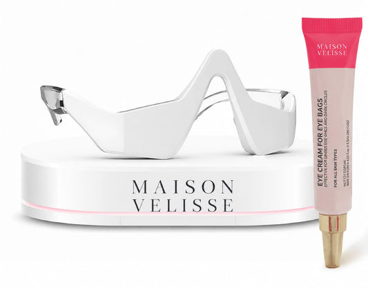 RedEye Beauty™ 2 en 1: Terapia de Luz Roja + EMS para Eliminar las Bolsas Bajo los Ojos